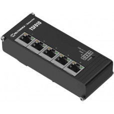 Bộ chia mạng Công nghiệp Flat design 5 x Ethernet ports 3-pin power input Teltonika TSF010