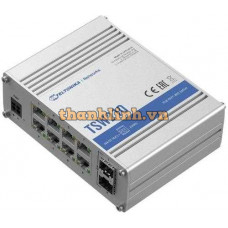 Bộ chia mạng Công nghiệp 8 x Gigabit Ethernet ports 2 x SFP ports 7-57 V Teltonika TSW210