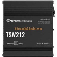Bộ chia mạng Công nghiệp Managed L2 switch 8 x Gigabit Ethernet ports PROFINET and MRP support Teltonika TSW212