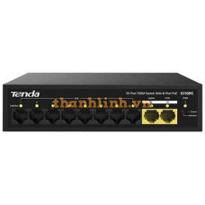 8-Port 100M Lite PoE Switch TENDA S110PC