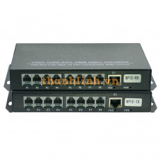 Bộ chuyển đổi quang thoại 8 kênh Excelltel FT8PER/T