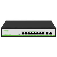 Bộ chia mạng ·8*10/100Mbps PoE Ports + 2*10/100Mbps RJ45 Uplink Ports Tiandy TC-P3S010