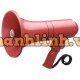 Megaphone cầm tay 15-23w có còi TOA model ER-1215S