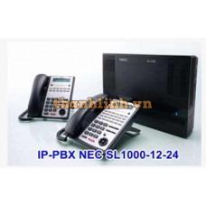 Hệ thống tổng đài NEC SL1000-12-24 cấu hình 12 trung kế 24 thuê bao