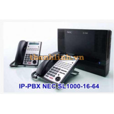 Hệ thống tổng đài NEC SL1000-16-64 cấu hình 16 trung kế 64 thuê bao