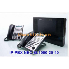 Hệ thống tổng đài NEC SL1000-20-40 cấu hình 20 trung kế 40 thuê bao
