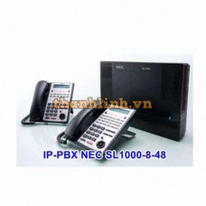 Tổng đài NEC SL1000-8-48 cấu hình 8 trung kế 48 máy nhánh