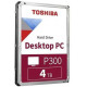 Ổ cứng Toshiba HDD - 3.5" P300 4TB 5400RPM 128MB SATAHDWD240UZSVA