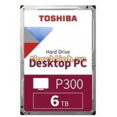 Ổ cứng Toshiba HDD - 3.5" P300 6TB 5400RPM 128MB SATAHDWD260UZSVA