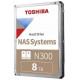 Ổ cứng Toshiba HDD - 3.5" S300 24x7 8TB 5400RPM 256MB SATA **NewHDWG480UZSVA