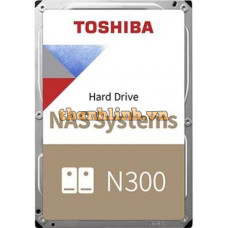 Ổ cứng Toshiba HDD - 3.5" N300 24x7 18TB 7200RPM 512MB SATAHDWG51JUZSVA