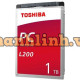 Ổ cứng Toshiba HDD - 2.5" L200 1TB 5400RPM 128MB SATA (7MM)HDWL110UZSVA