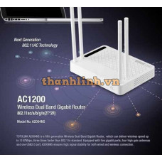 AC1200 Wireless Dual Band Gigabit Router TOTOLINK A2004NS