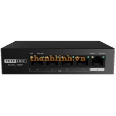 5 ports 10/100Mbps PoE Switch TOTOLINK SW504P
