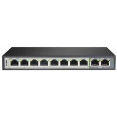 Bộ chia mạng 250M 10-Port 10/100/1000 Switch with 8 PoE Ports and 2 Uplink Ports D-Link DGS-F1010P-E
