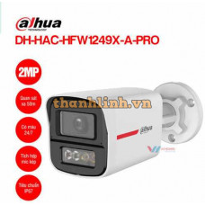 Camera HDCVI Wizcolor 2MP Dahua DH-HAC-HFW1249X-A-PRO