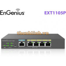 Cloud Managed Layer 2 Switch EnGenius EXT1105P | 5 Port PoE+ 1G | 60W