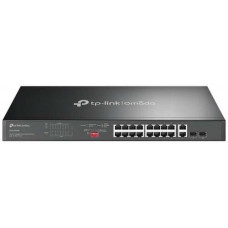 Bộ chia mạng Omada 18-Port Gigabit Rackmount Switch with 16-Port PoE+ TP-Link DS1018GMP