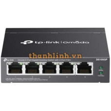 Bộ chia mạng Omada 5-Port Gigabit Desktop Switch with 4-Port PoE+ TP-Link DS105GP