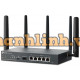 Bộ phát Wifi 4G router Omada 4G+ Cat6 AX3000 Gigabit VPN Router TP-Link ER706W-4G