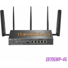 Router WiFi POE+ LTE CAT6 TP-Link Omada ER706WP-4G
