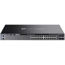 Bộ chia mạng Omada 24-Port Gigabit Stackable L3 Managed Switch with 4 10GE SFP+ Slots TP-Link TL-SG6428X