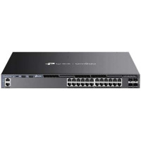 Bộ chia mạng Omada 24-PortGigabit Stackable L3 Managed PoE+ Switch with 4 10GE SFP+ Slots TP-Link TL-SG6428XHP