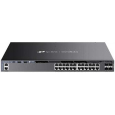 Bộ chia mạng Omada 24-PortGigabit Stackable L3 Managed PoE+ Switch with 4 10GE SFP+ Slots TP-Link TL-SG6428XHP