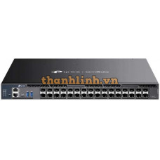 Bộ chia mạng Omada 26-Port 10G Stackable L3 Managed Aggregation Switch with 6 25G Slots TP-Link TL-SX6632YF