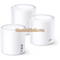 Bộ phát wifi Tplink AX3000 Whole Home Mesh Wi-Fi 6 System Deco X60 ( 3-pack )
