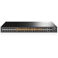 Bộ chia mạng TP-Link JetStream 48-port Pure-Gigabit L2+ , 48 1gb RJ45 ports including 4 Gigabit SFP slots,1 RJ45 Console Port T2600G-52TS