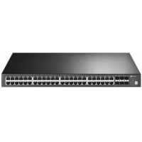 Bộ chia mạng TPLink JetStream 52-port Pure-Gigabit L3 , 48 x 1gb RJ45 ports including 4 combo Gigabit SFP  slots, 2 integrated 10G SFP+ Slots, T3700G-52TQ