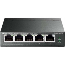 Bộ chia mạng 5-Port Gigabit Easy Smart Switch with 4-Port PoE+ TP-Link TL-SG105PE