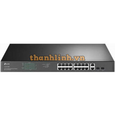 Bộ chia mạng TP-Link 18-Port Gigabit Rackmount Switch with 16-Port PoE+ TL-SG1218MP