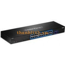 24-Port Gigabit Switch with 2 x 10G SFP+ Slots Trendnet TEG-30262