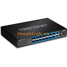 14-Port Gigabit Layer 2 SFP Switch with 2 Shared RJ-45 Ports Trendnet Tl2-FG142