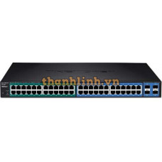 48-Port Gigabit POE+ Layer 2 Switch with 4 shared SFP slots Trendnet TL2-PG484