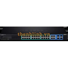 28-Port Gigabit Web Smart PoE+ Switch ( 370W ) Trendnet TPE-5028WS