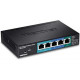 5-Port Gigabit PoE+ Powered EdgeSmart Switch with PoE Pass Through ( 15W ) Trendnet TPE-P521ES