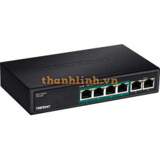 6-Port 10/100Mbps PoE+ Switch ( 60W ) Trendnet TPE-S50