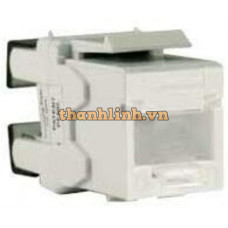 Ổ cắm âm tường CAT 6 , UTP Keystone Jack , White DC6KYSTUWT