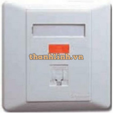 Mặt ốp tường cổng mạng RJ45 Keystone E2031SRJKI
