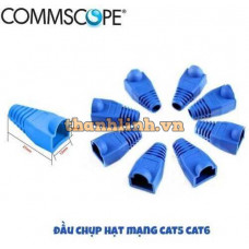 Đầu chụp hạt mạng RJ45 Cat5 Cat6 Commscope 6-554720-5, màu xanh