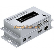 Bộ Khuếch Đại HDMI KVM + USB 100M Hỗ trợ IR DTECH DT-7054A