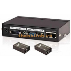 Bộ chia VGA 1 ra 2, khuếch đại 100m MT-Viki MT-102T