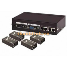 Bộ chia VGA 1 ra 4, khuếch đại 100m MT-Viki MT-104T