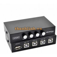 Bộ chia máy in 1 ra 4 cổng USB Mt-Viki MT-1A4B-CF