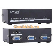 Bộ chia VGA 1 ra 2 (350Mhz) Mt-Viki MT-3502