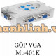 Bộ chia VGA 4 ra 1 có KVM MT-VIKI MT-401K-L