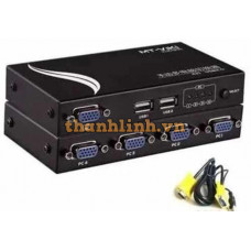 Bộ chia VGA 4 ra 1 có KVM MT-VIKI MT-401UK-L